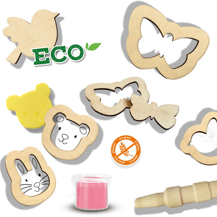 Ses Eco mīkla ar koka instrumentiem