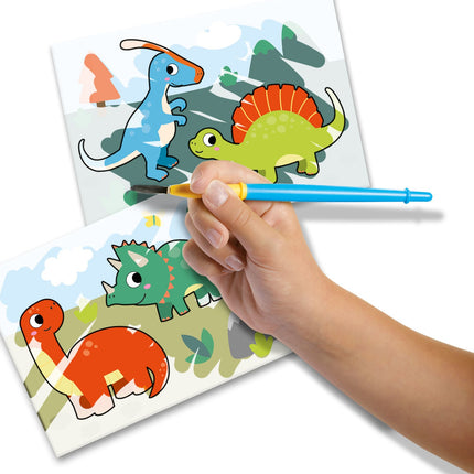 Mana pirmā krāsojamā grāmata ar ūdeni - Dinozauri