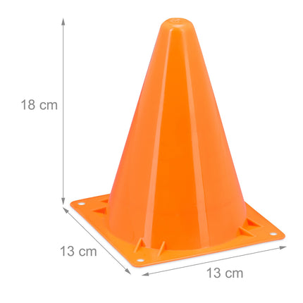 20 oranžu sporta konusu komplekts