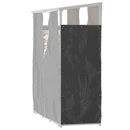 Waterproof wood shelves, set of 2, 148 x 62 cm