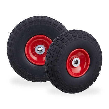Set of 2 PU wheelbarrow tires