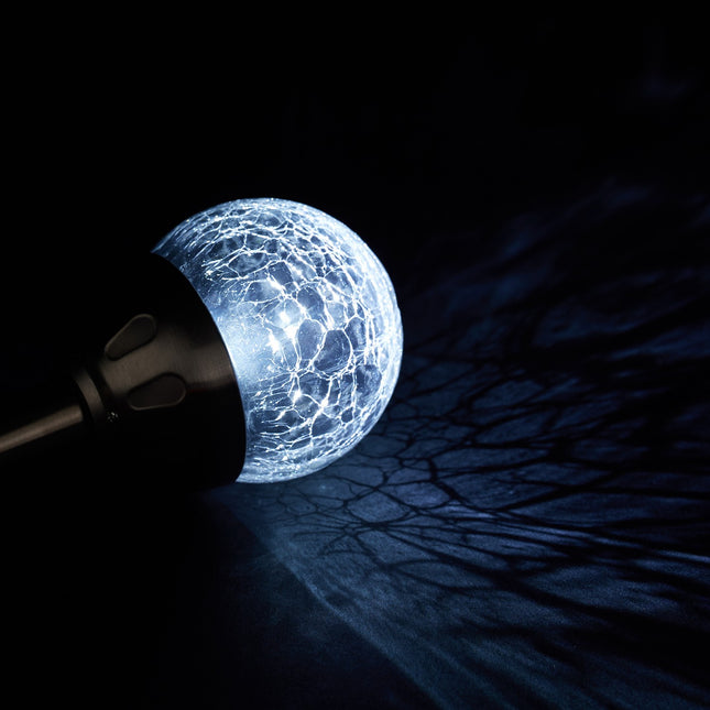 3 apaļu saules bateriju lampu komplekts