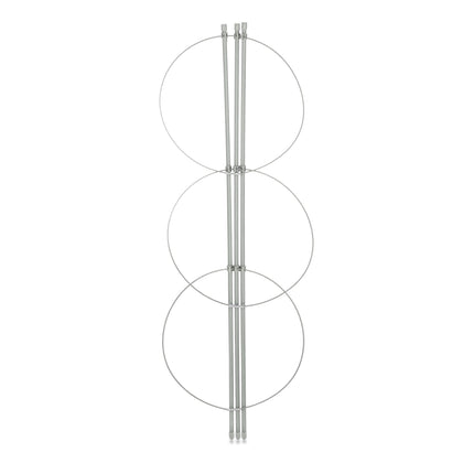 4 apaļu tomātu balstu komplekts, 60 cm
