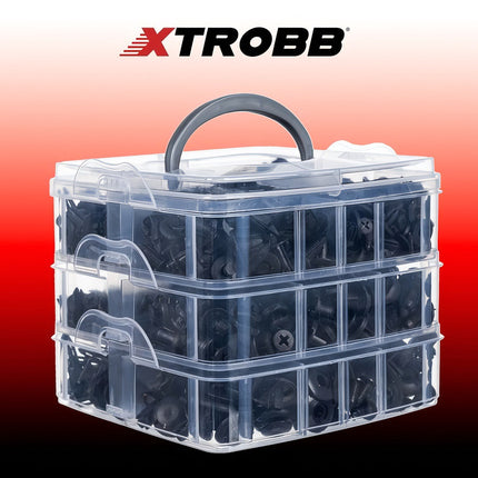 Automašīnu klipšu komplekts + novilcējs Xtrobb 24297