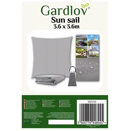 Ēnu bura 3,6x3,6m Gardlov 23164