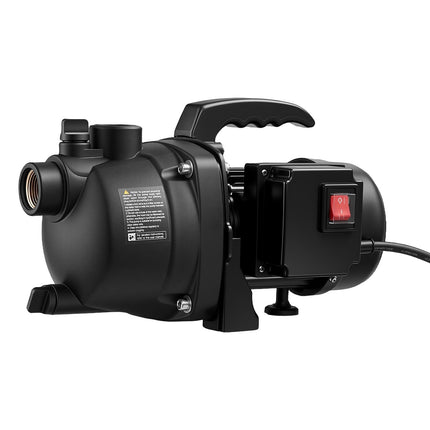 Shallow Well Jet Pump 800W, 230V, 3300 L/H, Thermal Protection