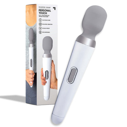 Sharper Image Personal Touch Wireless Massage Wand, 8 Vibration Settings, 31 cm