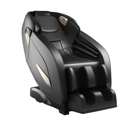 Šiatsu masāžas krēsls, regulējams, Bluetooth, melns, 143x77x111 cm