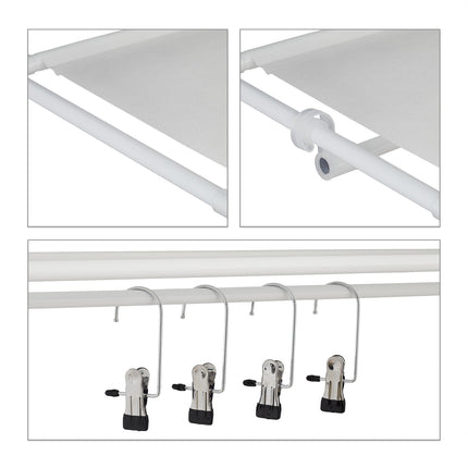 Shoe shelf with 3 shelves & boot hanger
