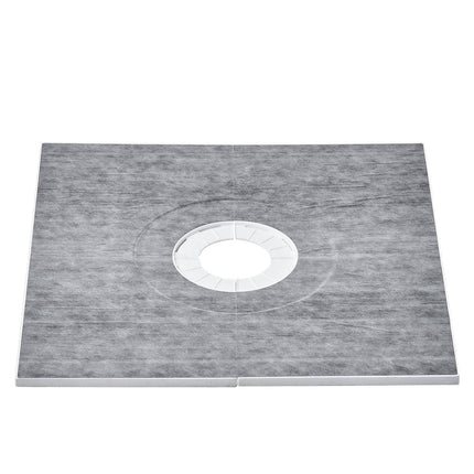 Shower Pan Kit 914x914mm, 160mm Center Drain, 2 Cloths