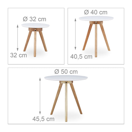 Side table in set