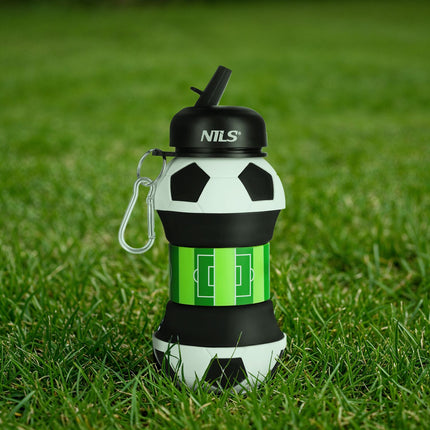 Silikona salokāmā krūze 550ml - futbola dizains