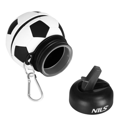 Silikona salokāmā krūze 550ml - futbola dizains