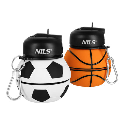Silikona salokāmā krūze 550ml - futbola dizains
