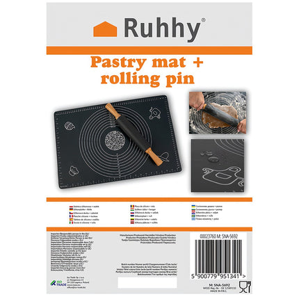 Silikona dēlis + Ruhhy 23760 rullītis