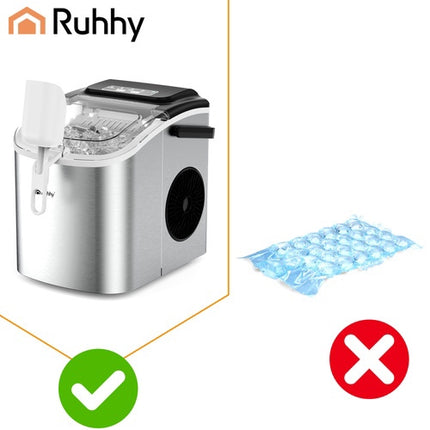 Sudraba ledus automāts, 1,2 l ietilpība, 12 kg/dienā