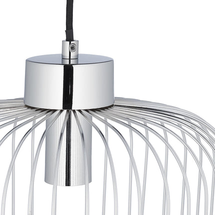 Silver Metal Pendant Lamp