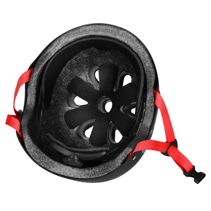 Skeitborda ķivere, regulējams ciparnīcas izmērs, 11 ventilācijas atveres, garums 58-61 cm, melna