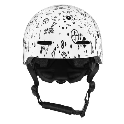 Skeitborda ķivere, balta, M (55-58 cm), viegla, 10 ventilācijas atveres