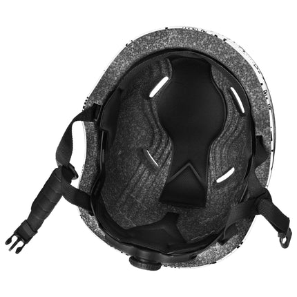 Skeitborda ķivere, balta, M (55-58 cm), viegla, 10 ventilācijas atveres