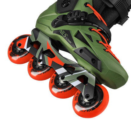 Slaloma skrituļslidas, 46. izmērs, 80 mm ABEC-9