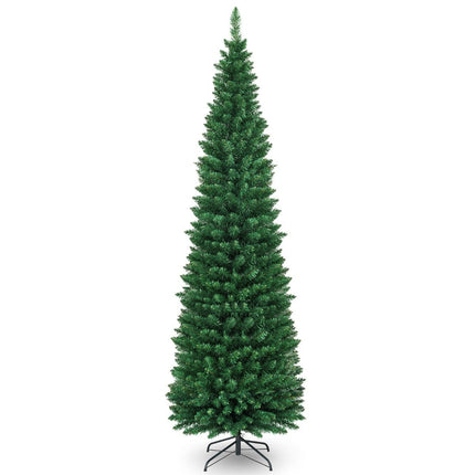 Tieva 210 cm mākslīgā Ziemassvētku eglīte, PVC, zaļa