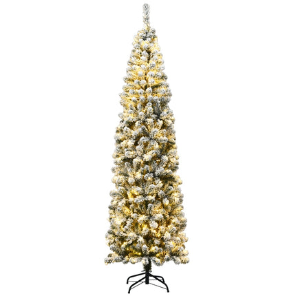 Tieva Ziemassvētku eglīte ar sniegu, 225 cm, 350 LED gaismiņas