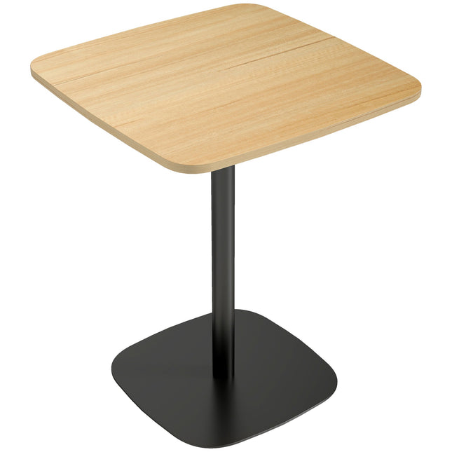 Mazs ēdamgalds, 60 cm kvadrātveida, MDF virsma, tērauda pamatne