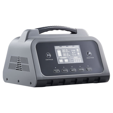 Smart Battery Charger 25A, 6V/12V/24V, LiFePO4, LCD