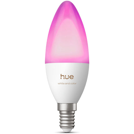 Viedā E14 LED spuldze, balta un krāsaina, 470 lm, 1 gab. iepakojumā