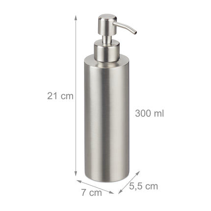 Nerūsējošā tērauda ziepju pumpis 300 ml
