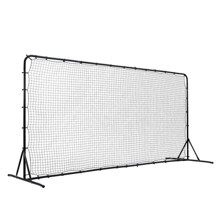 Soccer Rebounder Net 12x6 Ft, Iron Frame, Carry Bag