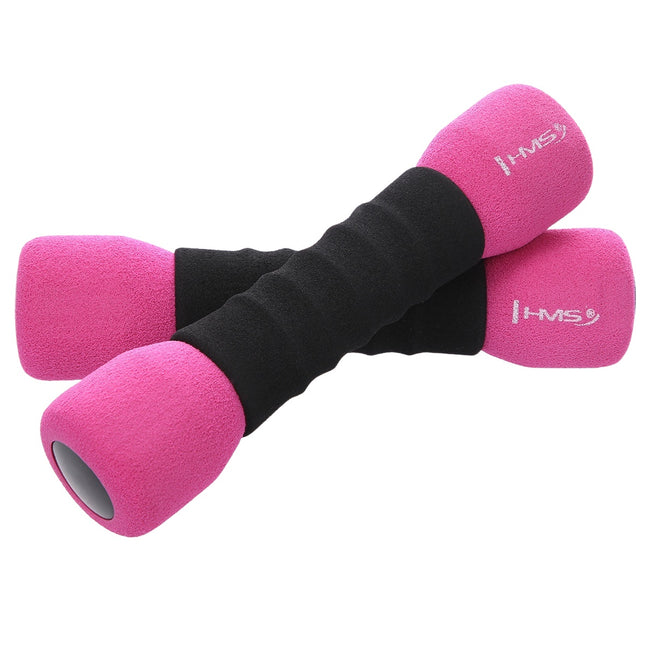 Mīkstas hanteles 2 x 1 kg - ērts rokturis