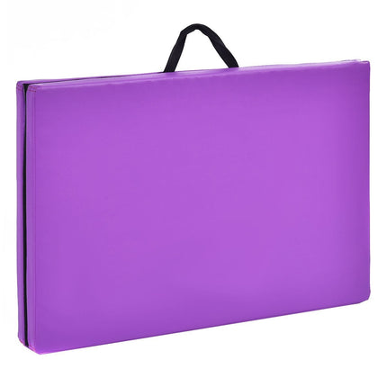 Mīksts grīdas paklājiņš vingrošanas paklājiņš jogas paklājiņš saliekams paklājiņš vingrošanas paklājiņš 180x60x4cm - violets
