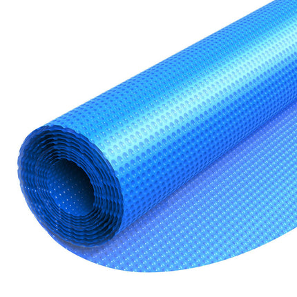 Solar Pool Cover, 24 ft Round, 16 Mil PE Bubble Blue