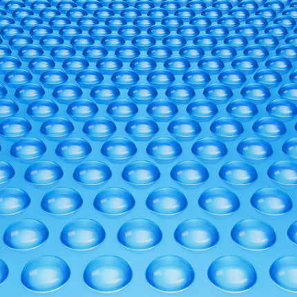 Solar Pool Cover 28 x 14 Ft Rectangle, 16 Mil Blue
