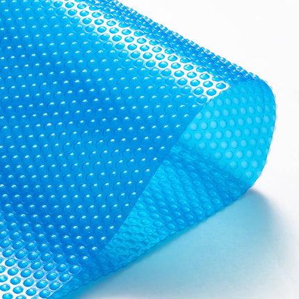 Solar Pool Cover, 28 x 14 ft Rectangle, 12 Mil Blue