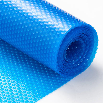 Solar Pool Cover, 28 x 14 ft Rectangle, 12 Mil Blue