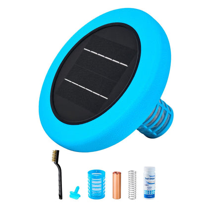 Solar Pool Ionizer, Floating Copper Cleaner for 45,000 Gal