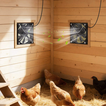 Solar Powered Exhaust Fan, 30W Panel, Dual Fans