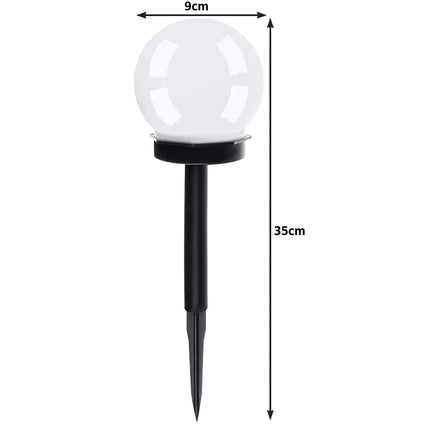 Saules dārza lampu komplekts - bumbiņas (6 gab.) 23562