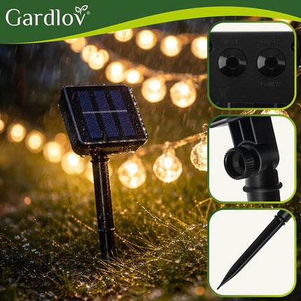 Solar garland 12m IP65 Gardlov 24010