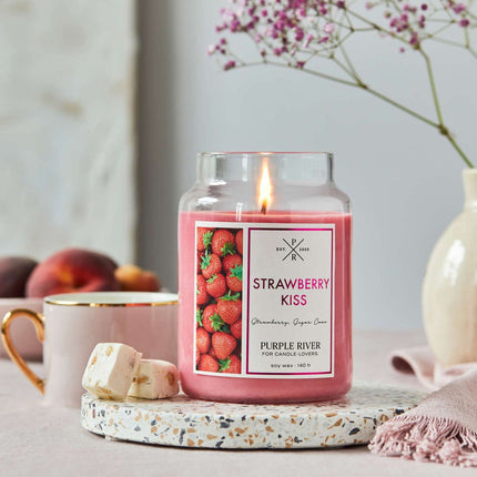 Sojas vaska aromātiskā svece - 140 stundu degšanas laiks