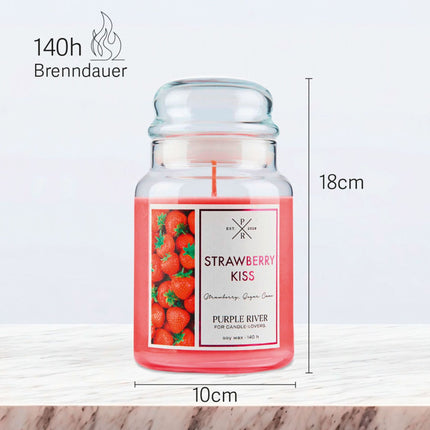 Sojas vaska aromātiskā svece - 140 stundu degšanas laiks