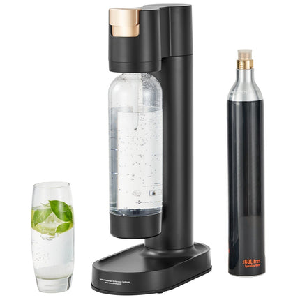 Sparkling Water Maker Kit – 1L Bottle, 60L CO2 Compatible
