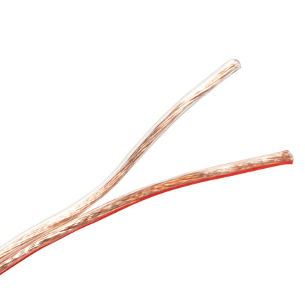 Speaker cable 2x1.5 100m Transparent