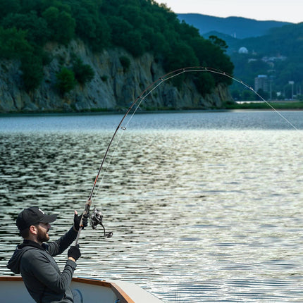 Spinning Rod and Reel Combo, 6.5ft 2-Piece, 6+1 BB