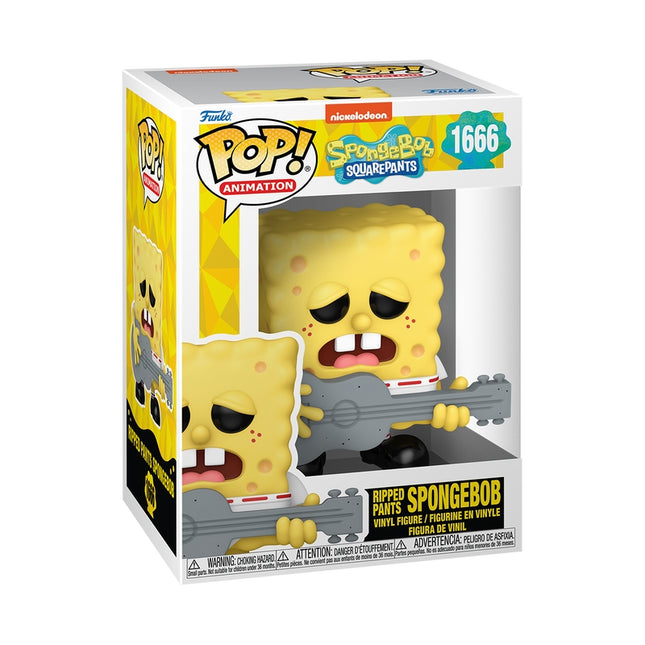 SpongeBob vinila figūriņa ar ģitāru, kolekcionējama Funko Pop