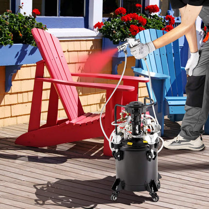 Spray Paint Pressure Pot 10L, Auto Stir, 70 PSI Kit