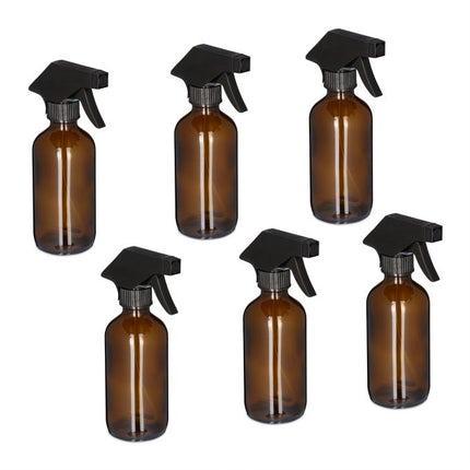 Stikla smidzinātāja pudele 230 ml 6 gabalu komplekts